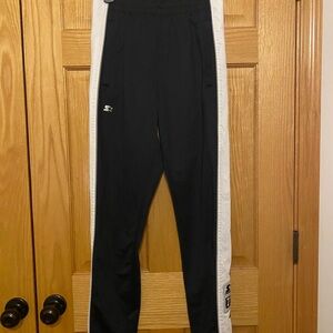 STARTER Black and White Jogger Track Pants for Kids
